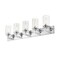 Z-Lite Savannah 5 Light Vanity, Chrome & Clear 462-5V-CH - alternate 4
